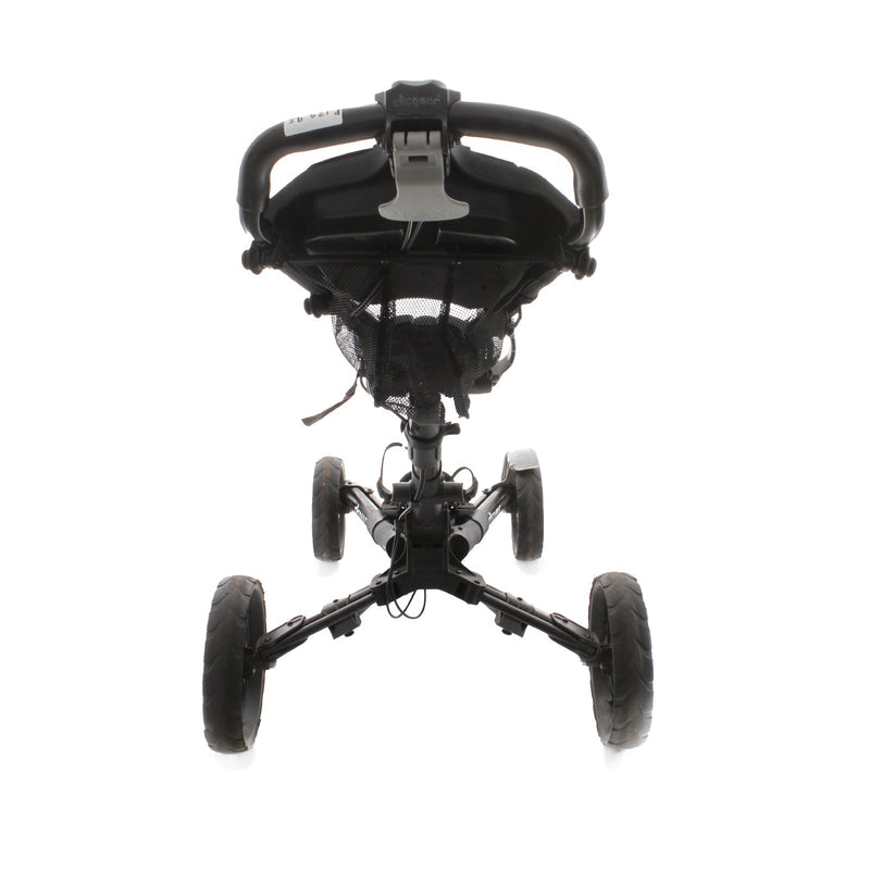 Clicgear 8.0 + 3-Wheel Push/Pull Trolley - Black