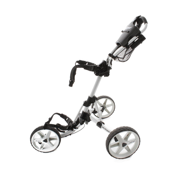 Clicgear 4 3-Wheel Push/Pull Trolley - Black/White