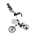Clicgear 4 3-Wheel Push/Pull Trolley - Black/White