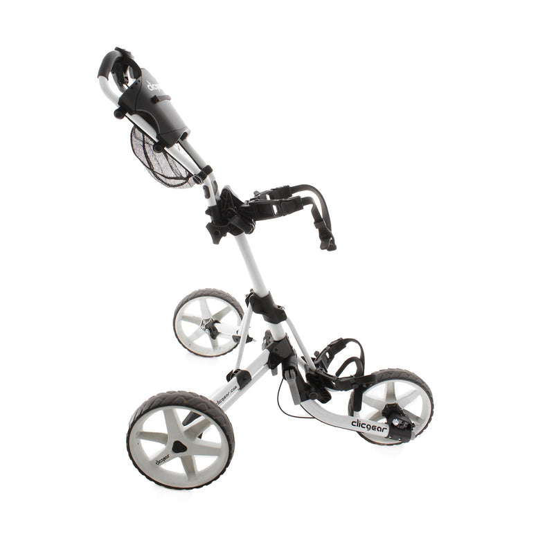 Clicgear 4 3-Wheel Push/Pull Trolley - Black/White