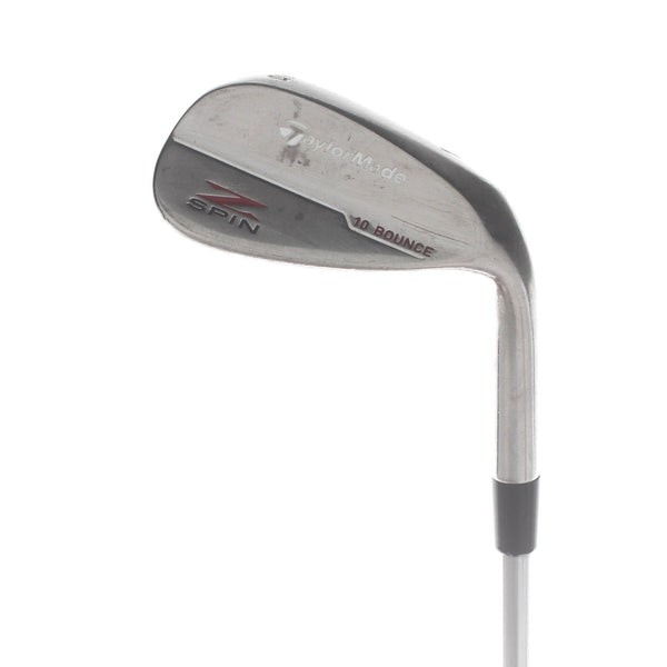 TaylorMade Z-Spin Red Steel Mens Right Hand Lob Wedge 60* 10 Bounce Wedge - TaylorMade Z-Spin