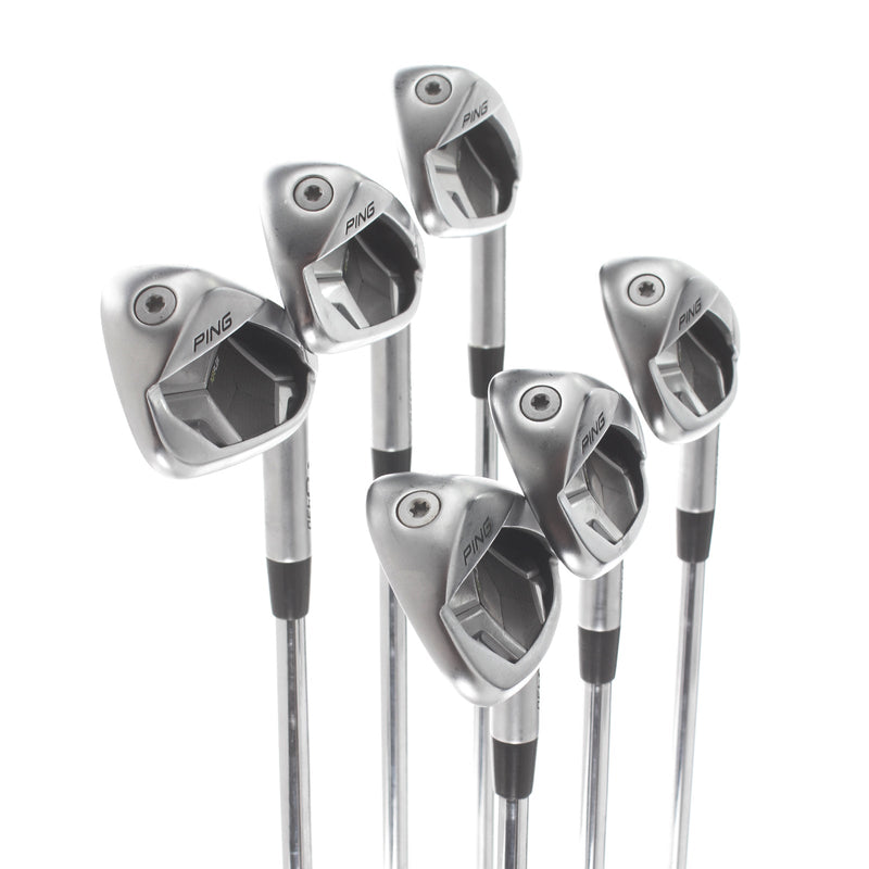 Ping G430 Steel Mens Right Hand Irons 5-PW Black Dot Stiff - Ping AWT 2.0 S