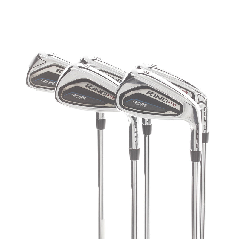 Cobra F9 One Length Steel Mens Right Hand Irons 5-9 Regular -