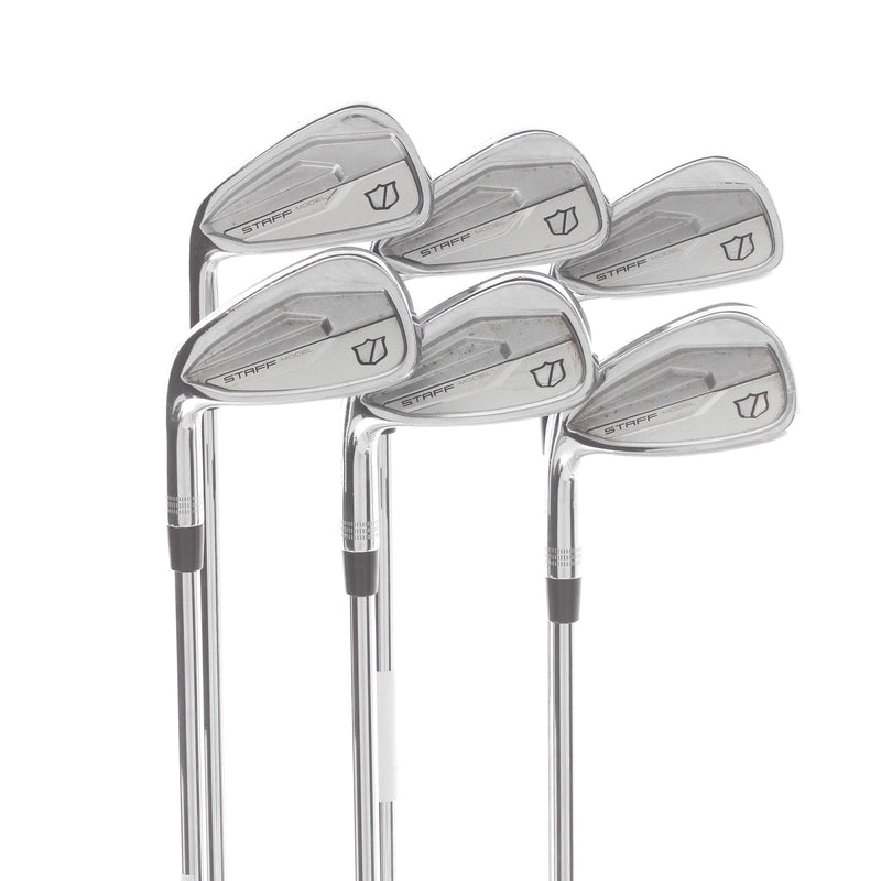 Wilson Staff Model CB 2024 Steel Mens Left Hand Irons 5-PW Regular - Dynamic Gold Mid 115