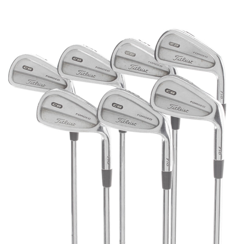 Titleist 710 CB Steel Mens Right Hand Irons 4-PW Stiff - KBS Tour