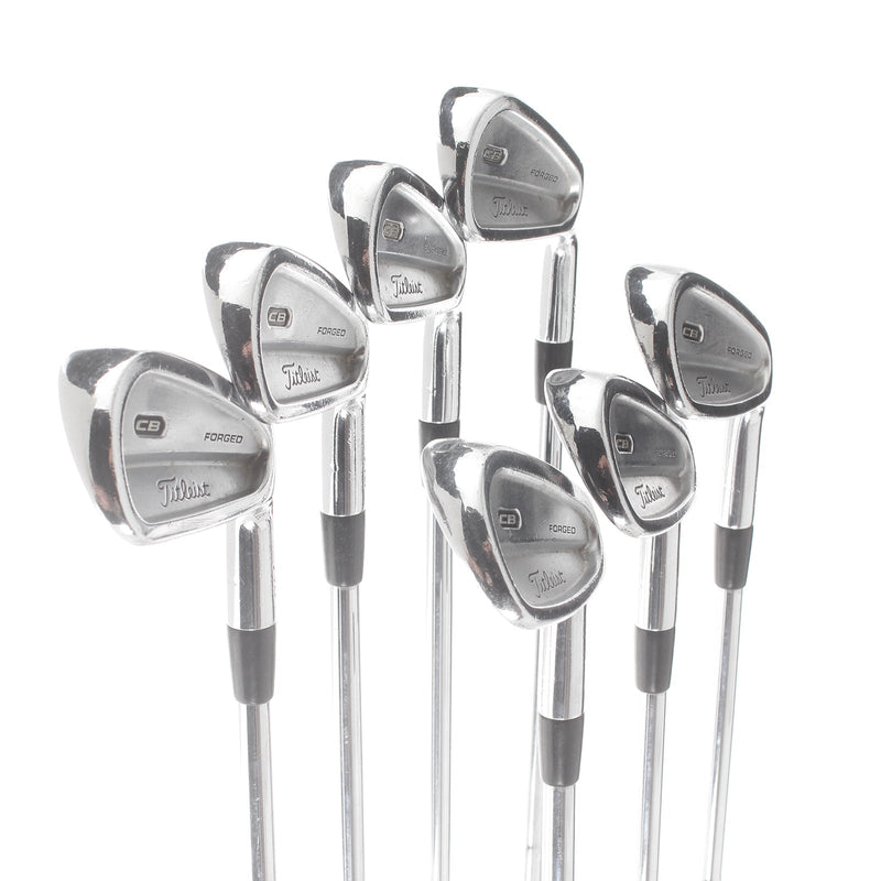 Titleist 710 CB Steel Mens Right Hand Irons 4-PW Stiff - KBS Tour