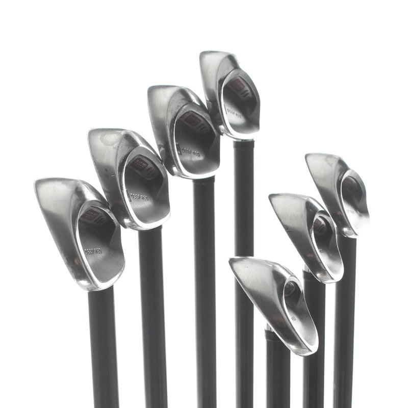 Wilson Deep Red Graphite Mens Right Hand Irons 4-PW Regular - Wilson Fatshaft