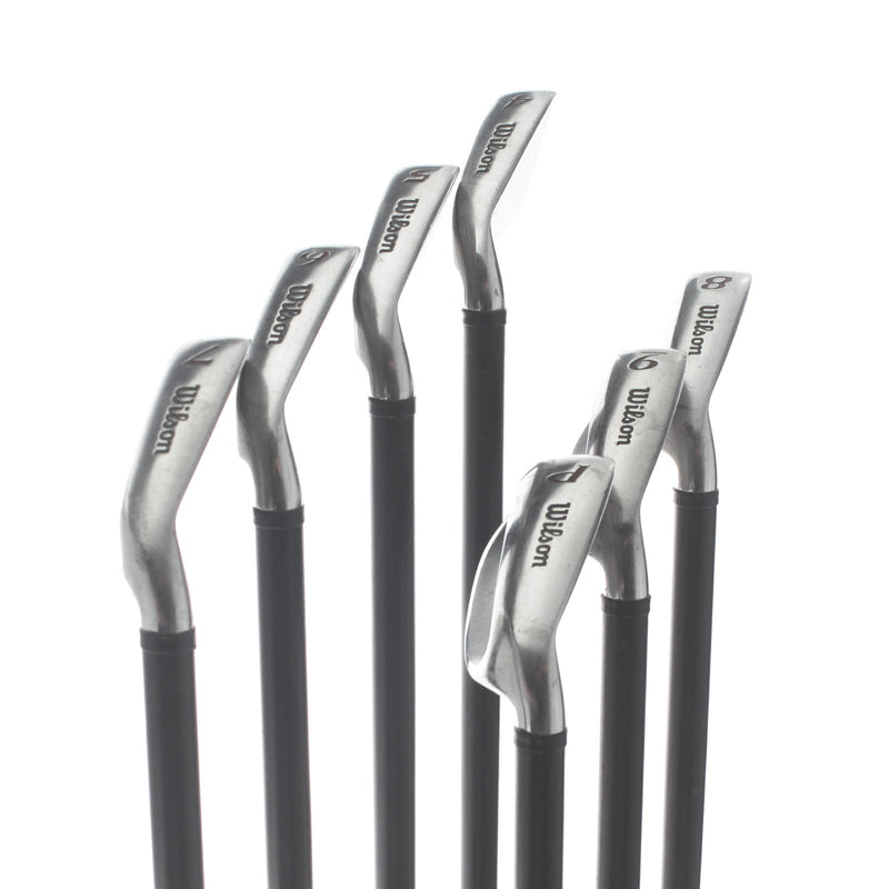 Wilson Deep Red Graphite Mens Right Hand Irons 4-PW Regular - Wilson Fatshaft