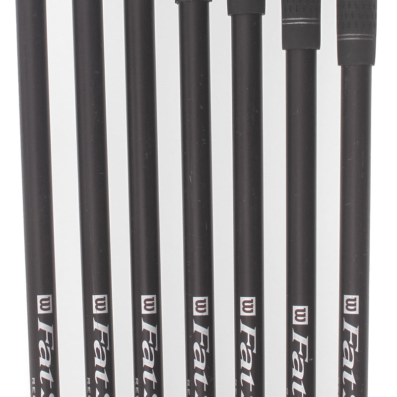 Wilson Deep Red Graphite Mens Right Hand Irons 4-PW Regular - Wilson Fatshaft