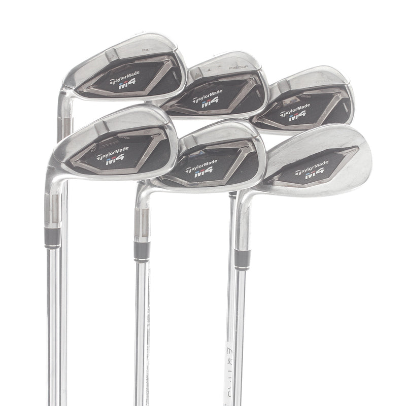 TaylorMade M4 Steel Mens Left Hand Irons 6-SW Stiff - KBS Max 85
