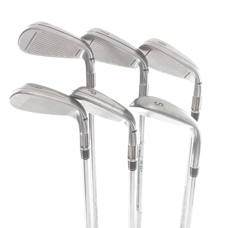 TaylorMade M4 Steel Mens Left Hand Irons 6-SW Stiff - KBS Max 85