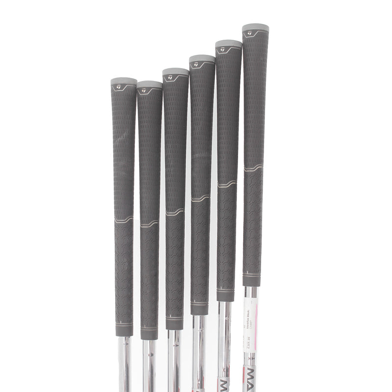 TaylorMade M4 Steel Mens Left Hand Irons 6-SW Stiff - KBS Max 85