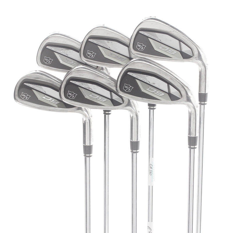 Wilson Staff D9 Steel Mens Right Hand Irons 6-SW Regular - KBS Ultralite Max