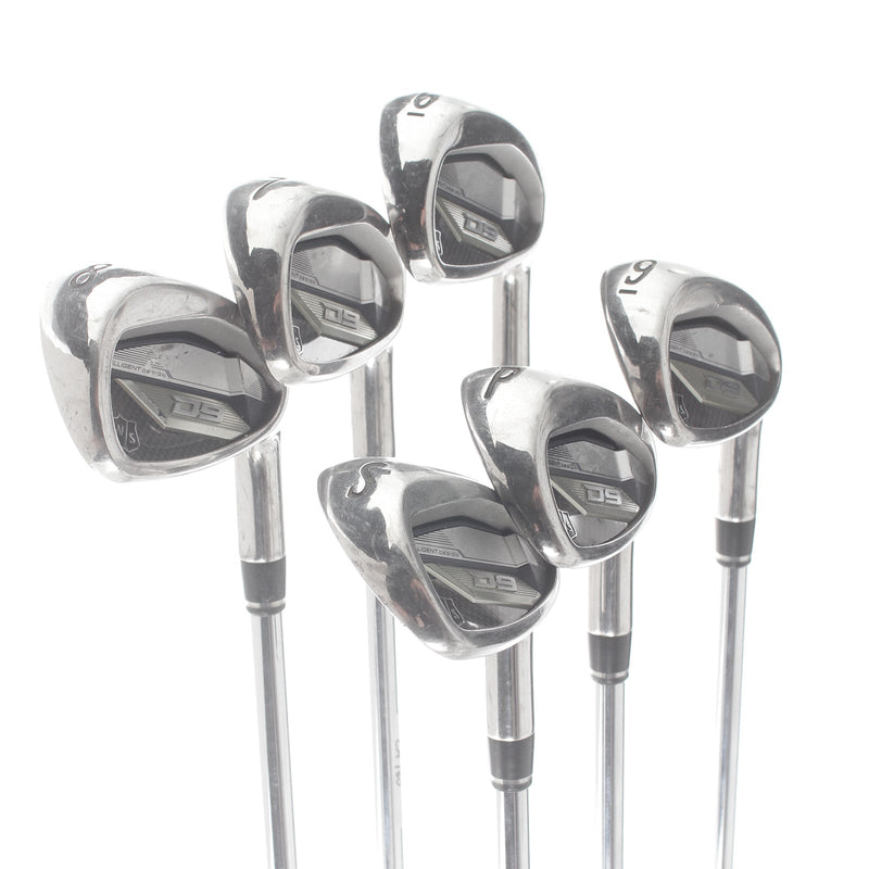 Wilson Staff D9 Steel Mens Right Hand Irons 6-SW Regular - KBS Ultralite Max