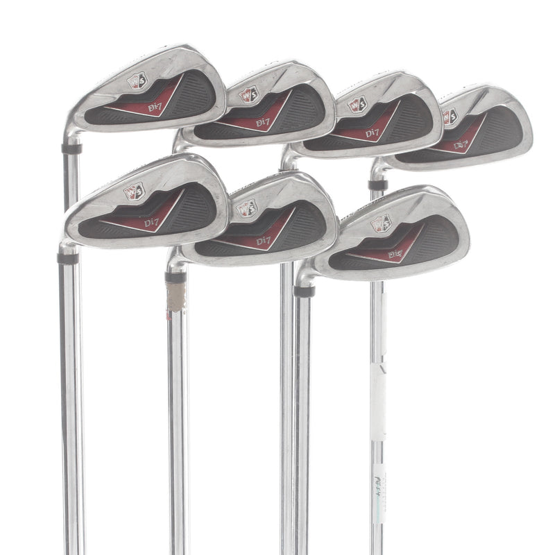 Wilson Staff Di7 Steel Mens Left Hand Irons 4-PW Uniflex - True Temper