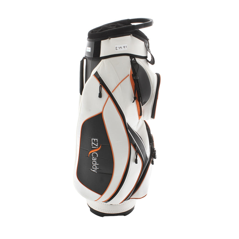 Ezi Caddy Cart Bag - Black/White/Orange