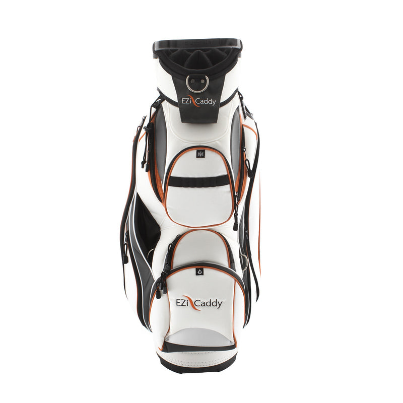 Ezi Caddy Cart Bag - Black/White/Orange