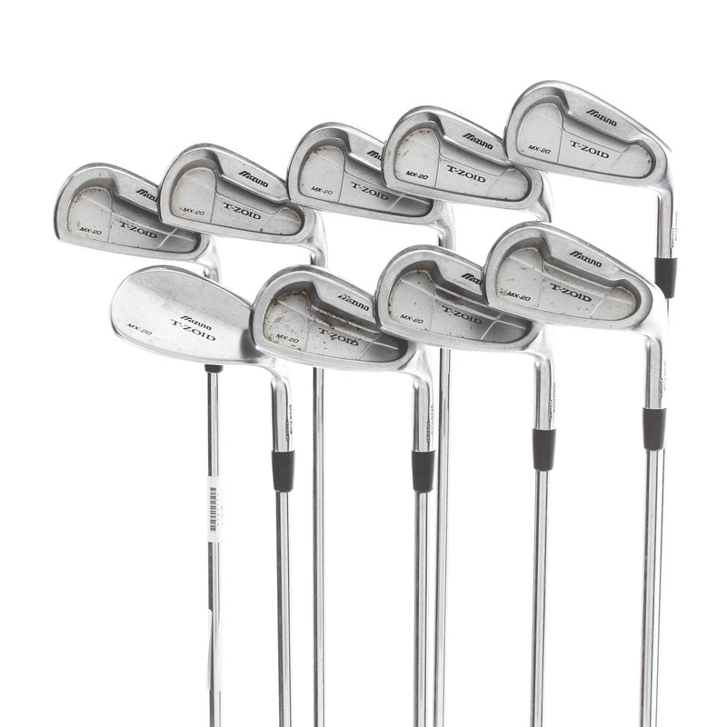 Mizuno MX-20 T-Zoid Steel Mens Right Hand Irons 3-SW Regular - Dynamic Lite
