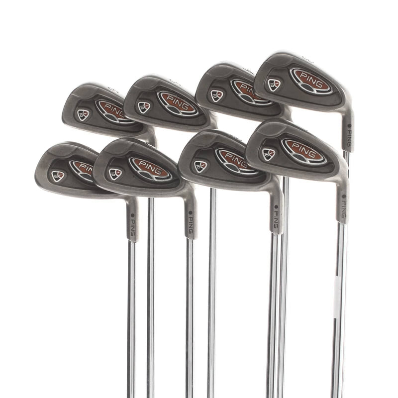 Ping i10 Steel Mens Right Hand Irons 3-PW Black Dot Stiff - Ping AWT