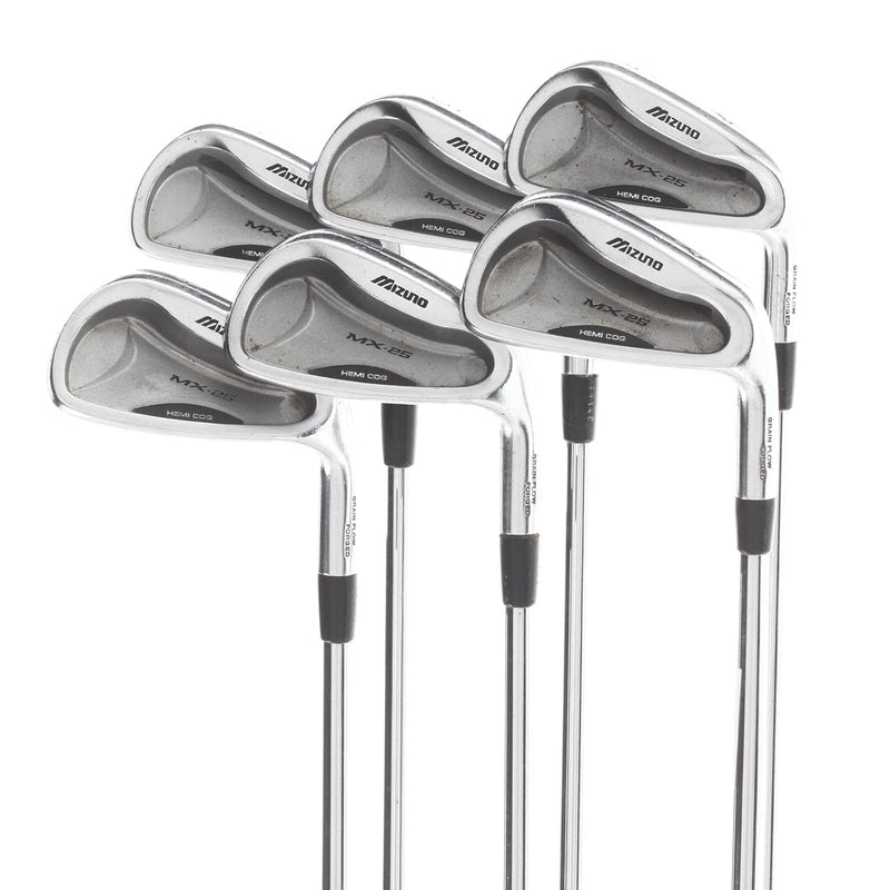 Mizuno MX-25 Steel Mens Right Hand Irons 4-9 Stiff - Rife Precision FCM 6.0