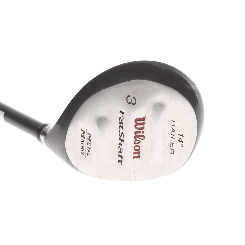 Wilson Railer Fatshaft Graphite Mens Right Hand Fairway 3 Wood 14* Regular - Wilson Fatshaft