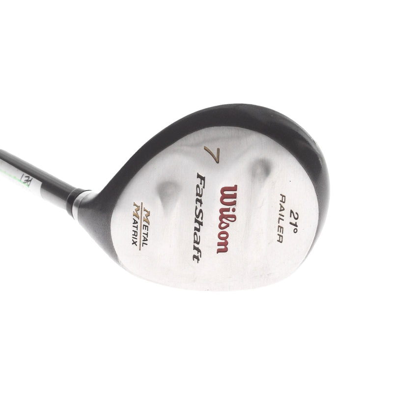 Wilson Railer Fatshaft Graphite Mens Right Hand Fairway 7 Wood 21* Regular - Wilson Fatshaft