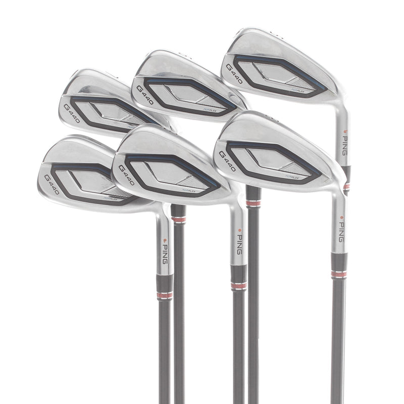 Ping G440 Graphite Mens Right Hand Irons 5-PW Orange Dot 2* Flat Regular - Elevate 95