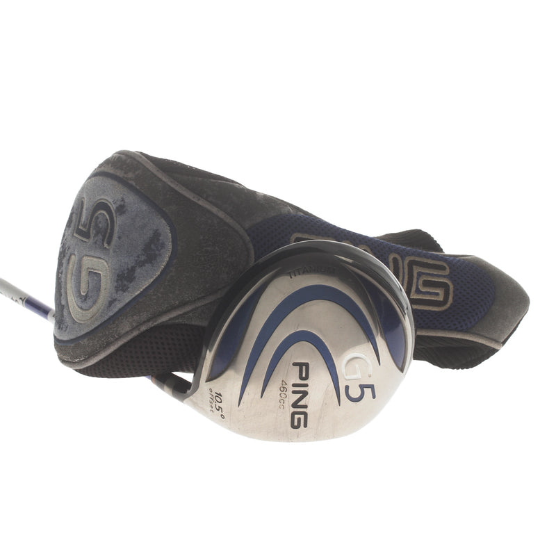 Ping G5 Graphite Mens Right Hand Driver 10.5* Regular - Prolaunch Blue 65R