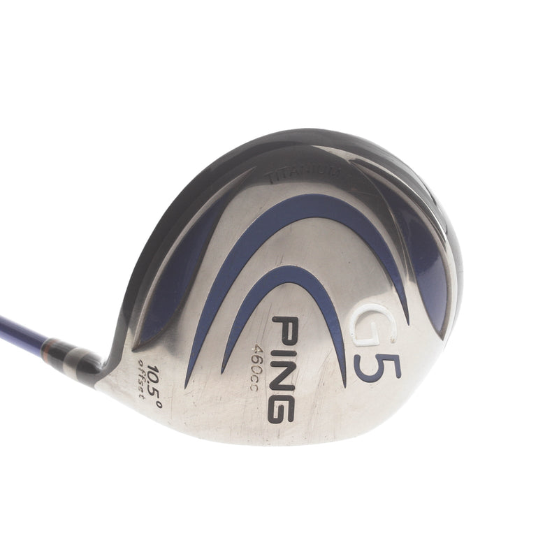 Ping G5 Graphite Mens Right Hand Driver 10.5* Regular - Prolaunch Blue 65R