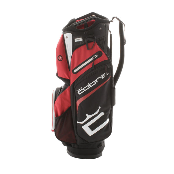 Cobra Signature Cart Bag - Black/White/Red