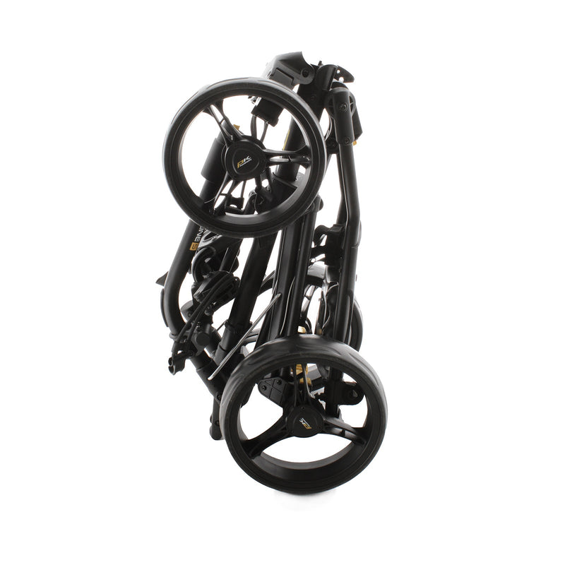 PowaKaddy Twinline 5 3-Wheel Push/Pull Trolley - Black