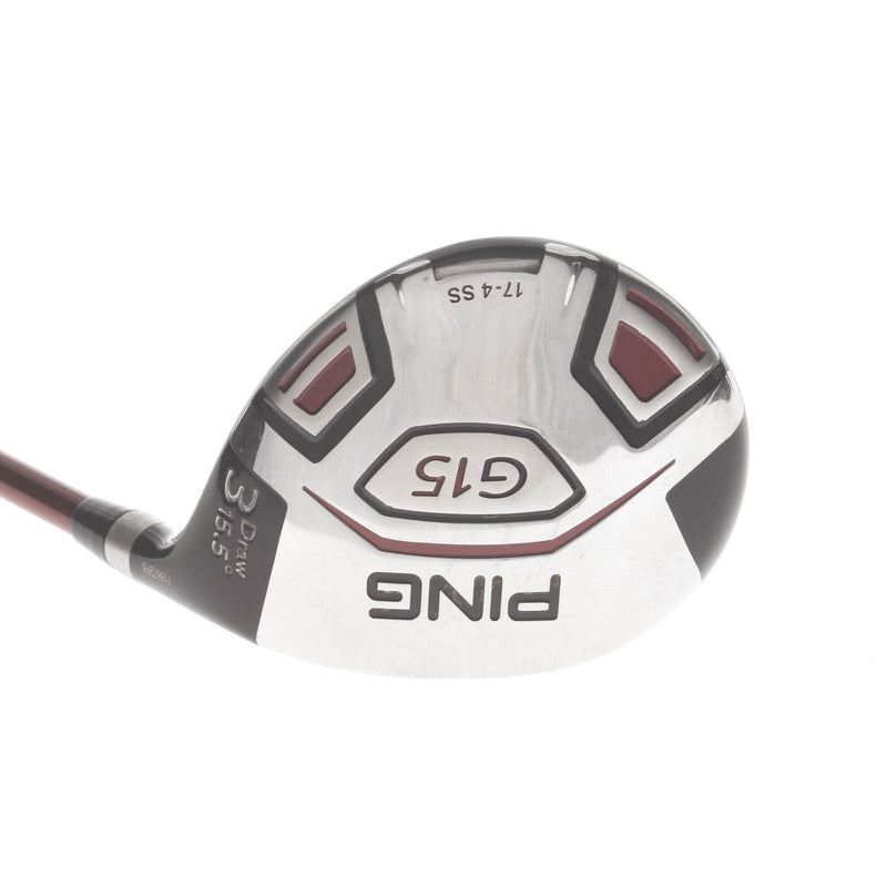 Ping G15 Draw Graphite Mens Right Hand Fairway 3 Wood 15.5* Regular - Ping TFC 149 F