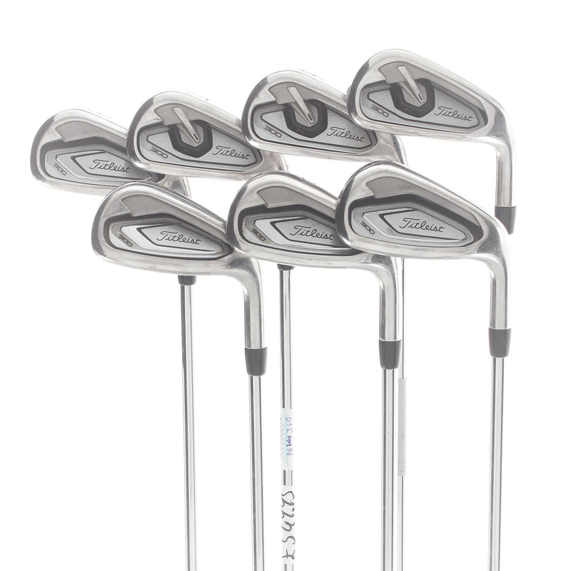 Titleist T300 Steel Mens Right Hand Irons 5-GW Stiff - AMT Red S300