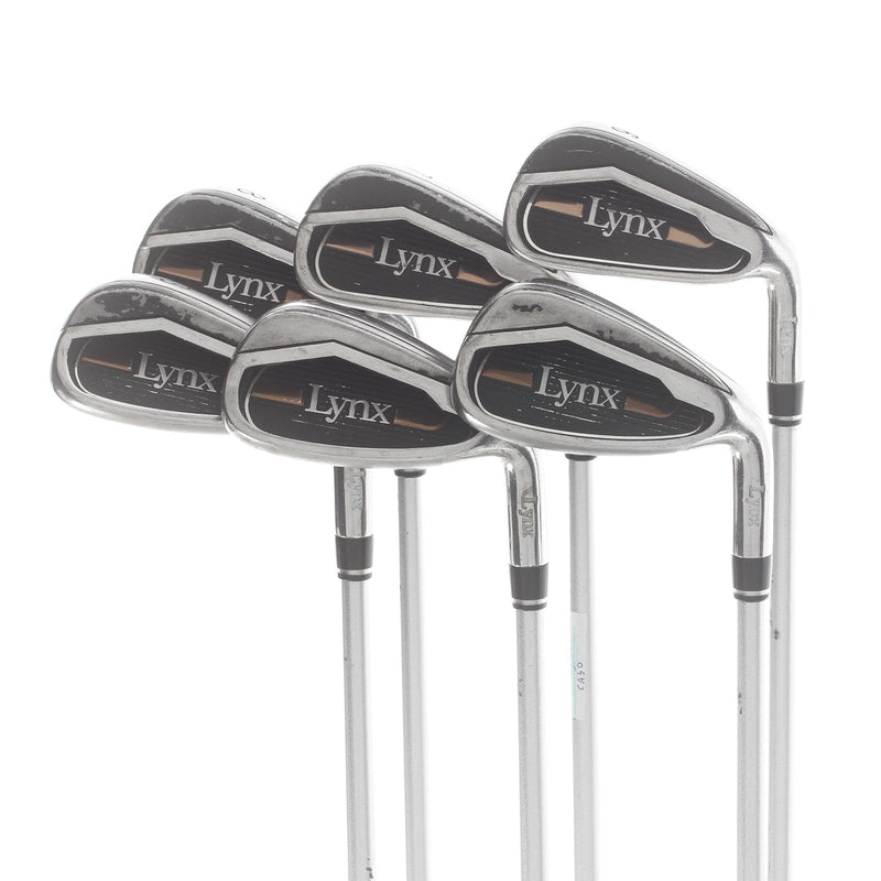 Lynx Crystal Graphite Ladies Right Hand Irons 6-SW Ladies - Lynx LK Series