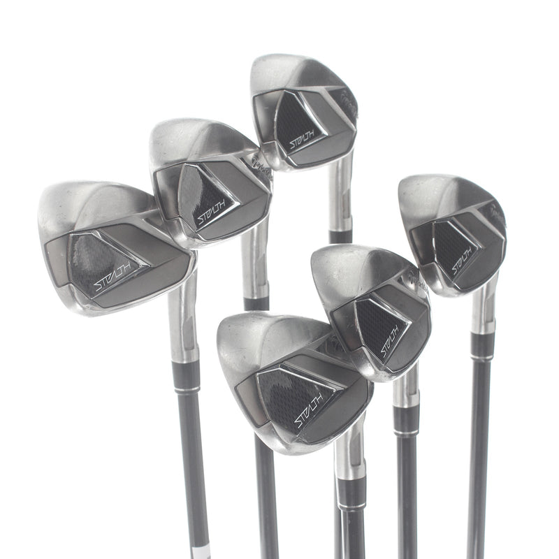 TaylorMade Stealth Graphite Mens Right Hand Irons 5-PW Stiff - Ventus Red 7-S