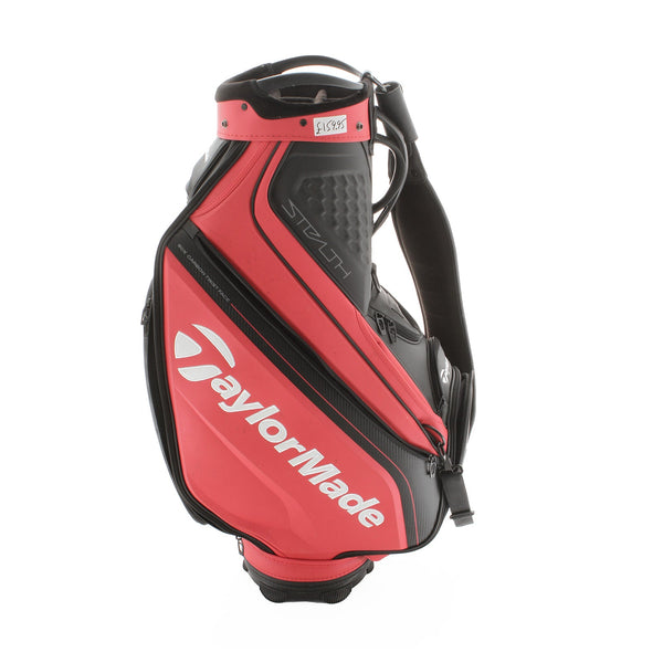 TaylorMade Stealth Cart Bag - Black/Red