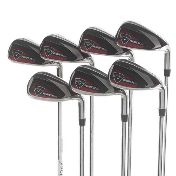Callaway RAZR X Steel Mens Right Hand Irons 4-PW Uniflex - M-10 XP