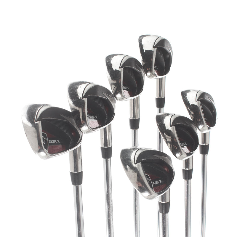 Callaway RAZR X Steel Mens Right Hand Irons 4-PW Uniflex - M-10 XP