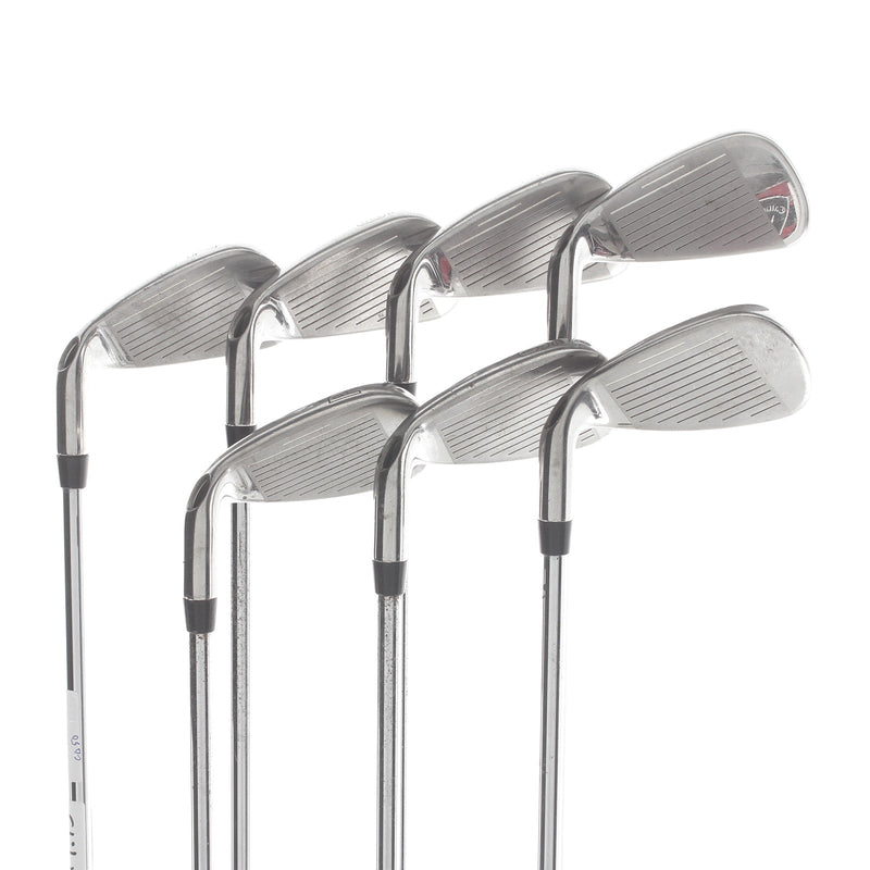 Callaway RAZR X Steel Mens Right Hand Irons 4-PW Uniflex - M-10 XP