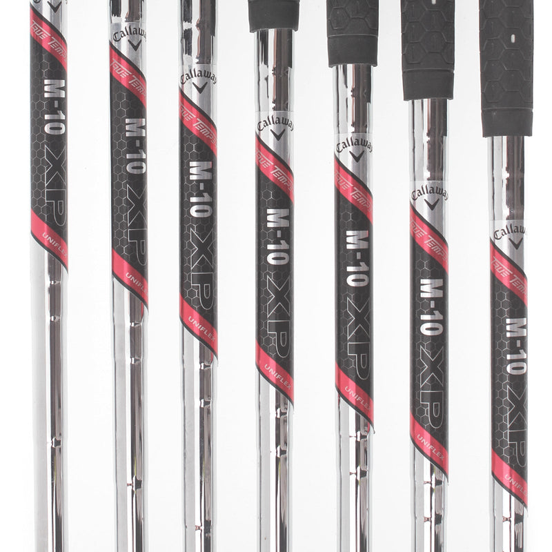 Callaway RAZR X Steel Mens Right Hand Irons 4-PW Uniflex - M-10 XP
