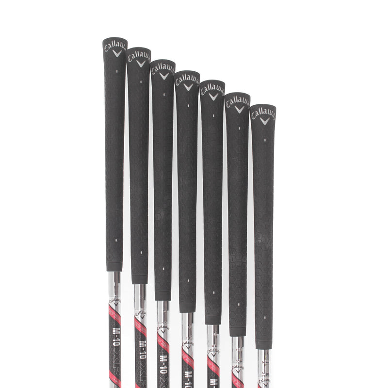 Callaway RAZR X Steel Mens Right Hand Irons 4-PW Uniflex - M-10 XP