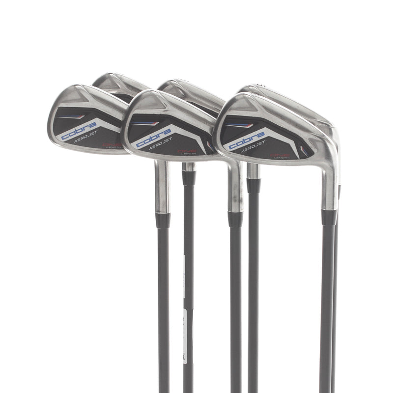 Cobra Aerojet One Length Graphite Mens Right Hand Irons 5-PW Regular - KBS PGi 75