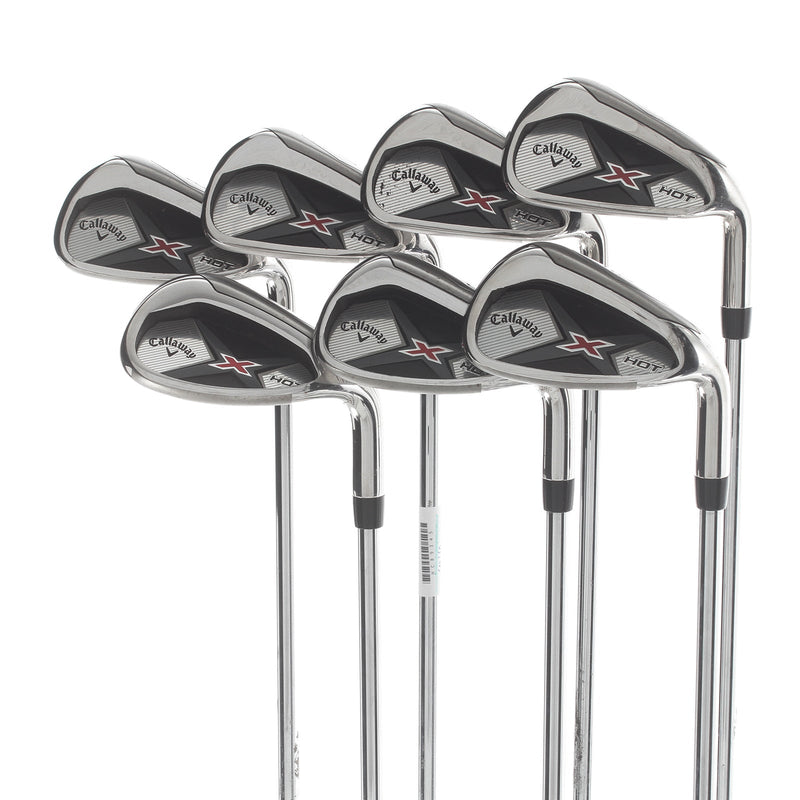 Callaway X Hot Steel Mens Right Hand Irons 5-SW Regular - True Temper XP85