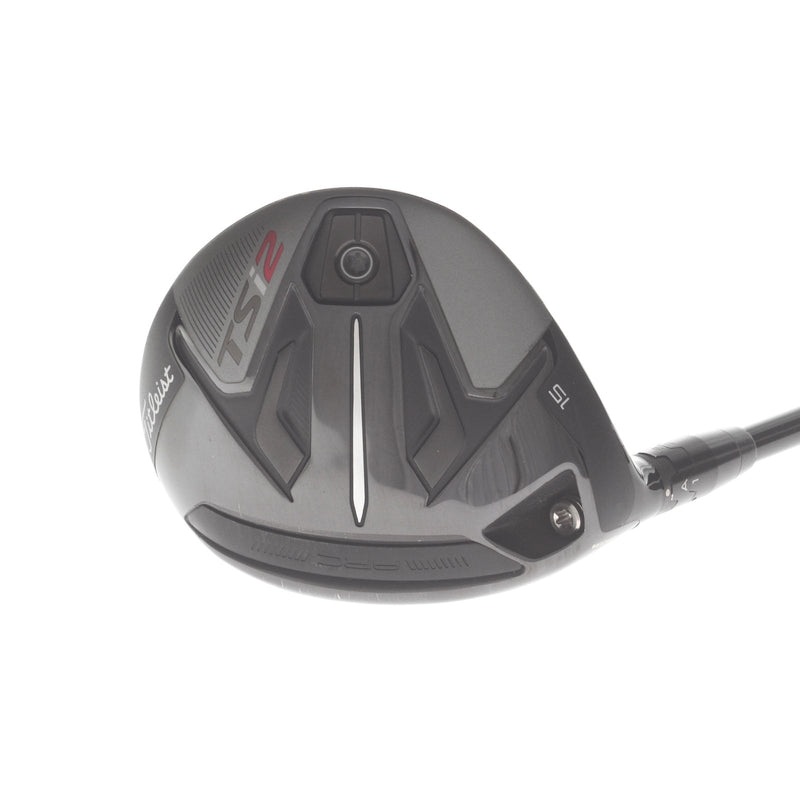 Titleist TSi2 Graphite Mens Left Hand Fairway 3 Wood 15* Extra Stiff - HZRDUS Smoke RDX Black 70g