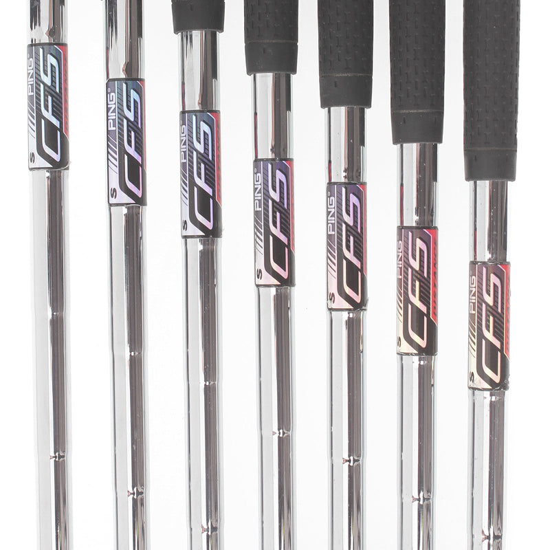 Ping i-Series E1 Steel Mens Right Hand Irons 4-PW Black Dot Stiff - CFS Distance