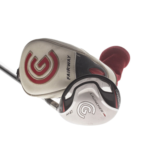Cleveland Launcher Graphite Mens Right Hand Fairway 3 Wood 15* Regular - Fujikura Fit-On M Gold 55