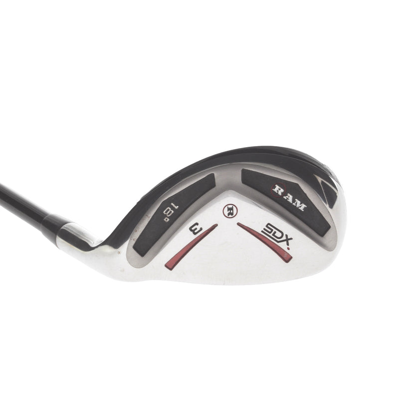 RAM SDX Graphite Mens Right Hand 3 Hybrid 18* Regular - RAM SDX 65