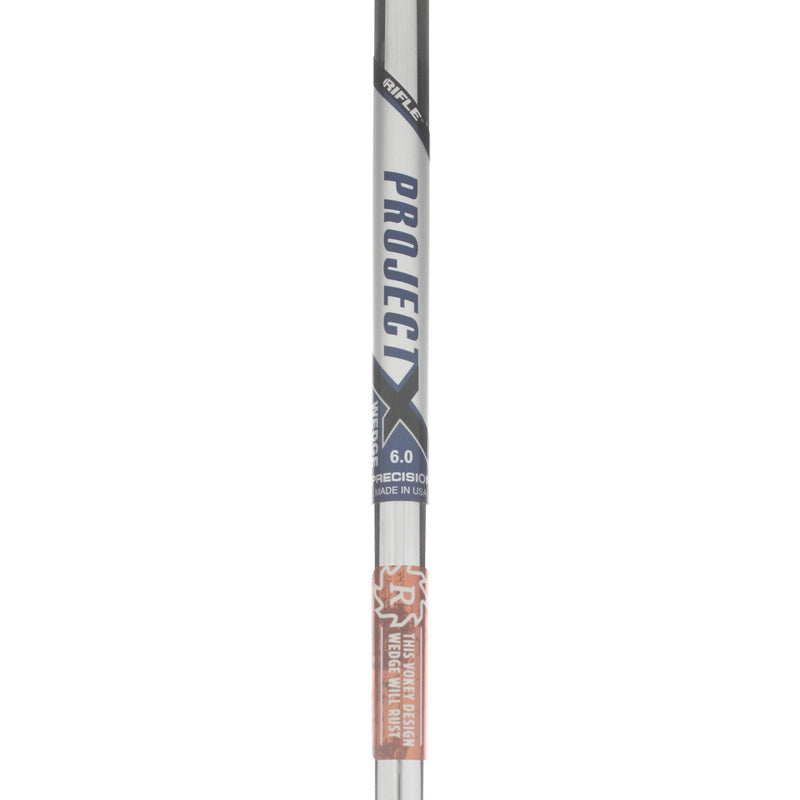 Titleist Vokey SM10 Raw Steel Mens Right Hand Lob Wedge 58* 4 Bounce T Grind Wedge - Project X 6.0