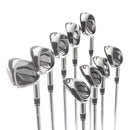 Wilson D9 Steel Mens Right Hand Irons 4-PW+GW+SW Ultralite - KBS Max Ultralite