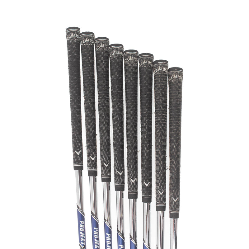 Callaway X Forged 2007 Steel Mens Right Hand Irons 3-PW Stiff - Project X Rifle 6.0
